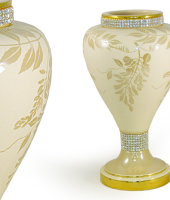 Декоративная ваза "Глициния кремовая", Delta          