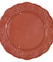 Тарелка обеденная Villa (красная) без инд.упаковки