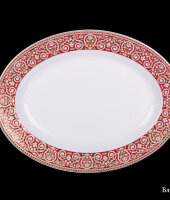 Блюдо овальное «Помпеи», 35 см, Hankook Prouna