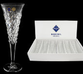 Набор бокалов для шампанского "Glacier", 6 шт, хрусталь, Bohemia Jihlava