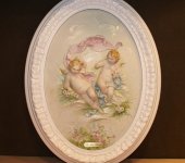 Барельеф "Ангелочки с розами", Porcellane Principe