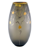 Ваза 32.5см дымчатая "Помпея", Egermann