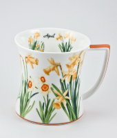 Кружка 450 мл "Цветочная симфония - Апрель", Royal Bone China