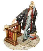 Статуэтка "Адвокат с курицей", La Medea