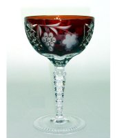 Фужер для шампанского "Сased crystal - Grape", Ajka Crystal  