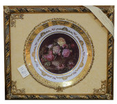 Панно с тарелкой "Розы в корзине", Arte Casa