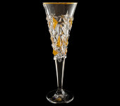 Набор бокалов для шампанского "Glacier Gold", 6 шт, хрусталь, Bohemia Jihlava