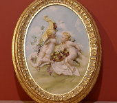 Барельеф "Ангелочки с виноградом", Porcellane Principe