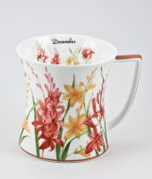 Кружка 450 мл "Цветочная симфония - Декабрь", Royal Bone China