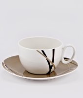 Набор чайных пар на 6 персон "Мокко", Royal Fine China