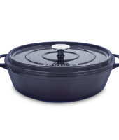 Кастрюля чугунная с эмалированным покрытием "Bleu reglisse", Invicta
