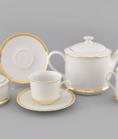 Чайный сервиз 15/6 Сабина "Отводка золото", 0511, Leander