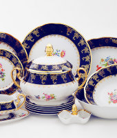 Столовый сервиз 25/6 Мэри-Энн "Кобальт", 0086, Leander