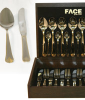 Набор столовых приборов 24/6 "London", Face            
