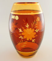 Ваза  амбер "ромашка" 26 см, Egermann