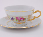 Набор чашек для чая, 6 шт, Соната "Перламутр, цветы", 0656, Leander