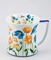Кружка 450 мл "Цветочная симфония - Июнь", Royal Bone China