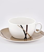 Чайная пара "Мокко" 390 мл, Royal Fine China