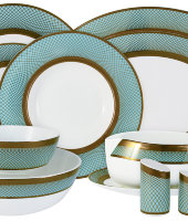 Обеденный сервиз 27/6 "Бирюза", Naomi 