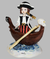 Статуэтка "Пират на лодке", Zampiva
