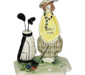 Скульптура "Маленький игрок в гольф", (футболка-жёлтая), Zampiva