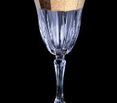 Бокал для белого вина "Recital Gold", набор 6 шт, 104113, Precious Cre Art, Италия