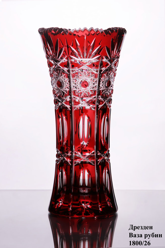 Купить Хрустальную Вазу Цветной