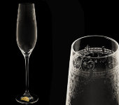 Набор бокалов для шампанского (2 шт) "Celebration - Европейский декор", Rona