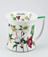 Кружка 450 мл "Цветочная симфония - Ноябрь", Royal Bone China
