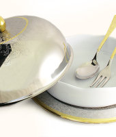 Круглое блюдо для горячего "Dubai Gold/Silver", Giorinox          