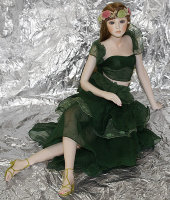 Фарфоровая кукла "Вероника", Marigio