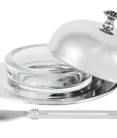 Масленка Британи, крышка, нож