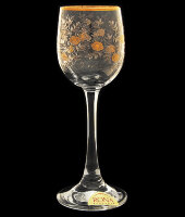 Рюмка для ликера "Эсприт - Золотые цветы", набор 6 шт, Rona