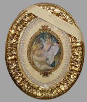 Панно с тарелкой "Рисующие ангелы", Arte Casa