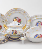 Столовый сервиз 25/6 Соната "Перламутровая Мадонна", 0676, Leander