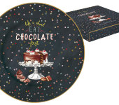 Тарелка десертная Hot Chocolate в подарочной упаковке