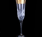Набор бокалов для шампанского "Пламя" (6 шт.), Precious Cre Art 