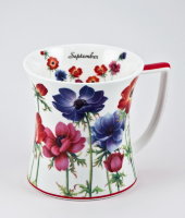 Кружка 450 мл "Цветочная симфония - Сентябрь", Royal Bone China