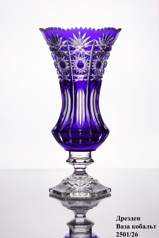 Купить Хрустальную Вазу Цветной