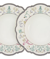 Набор из 2-х суповых тарелок Узор в подарочной упаковке