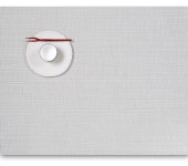 Салфетка подстановочная, жаккардовое плетение, винил, (36х48) White (100132-020)