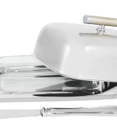 Масленка Перле, крышка, нож